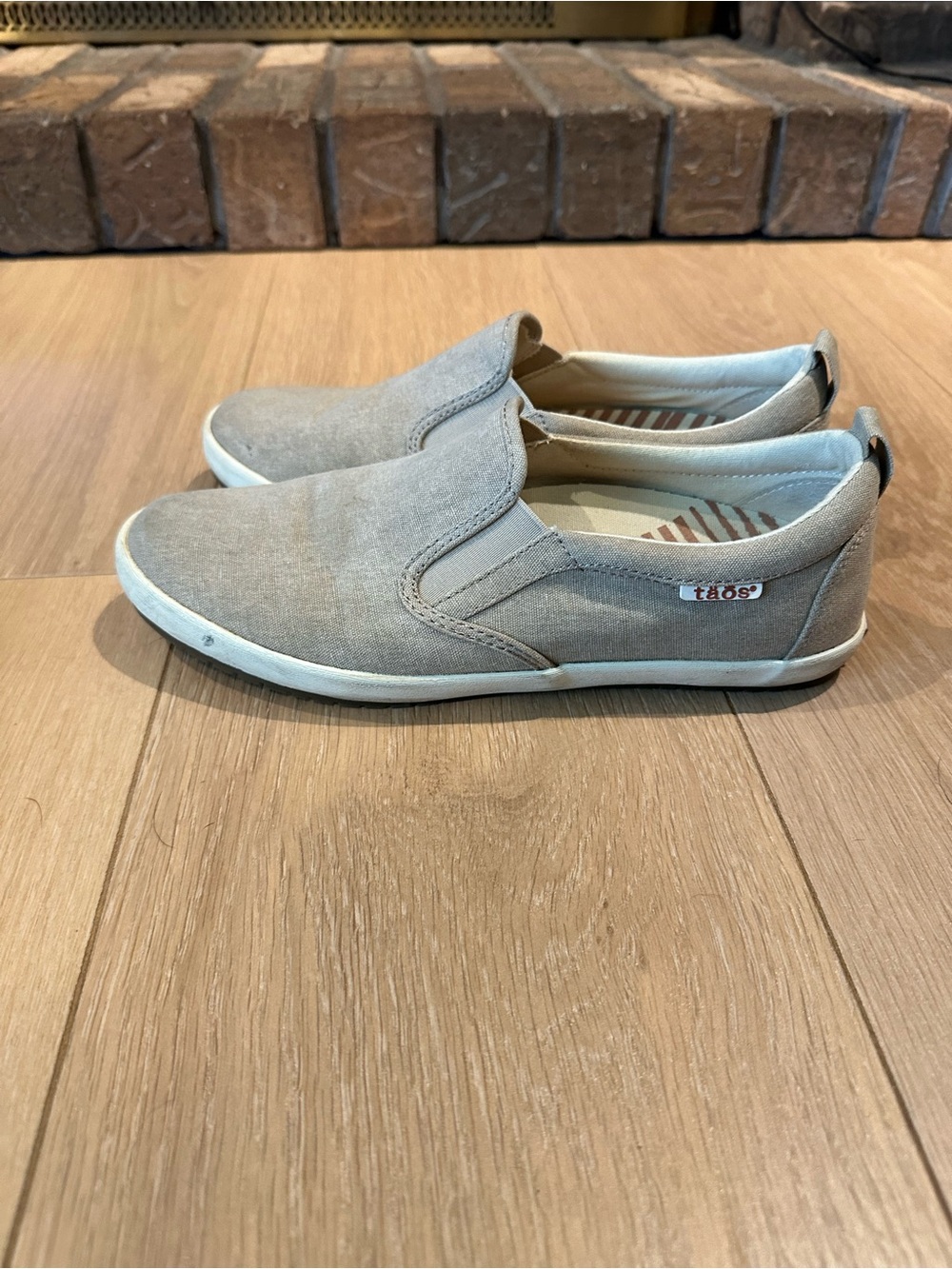 Taos Women’s Casual Slip-On Canvas Sneakers - Taupe